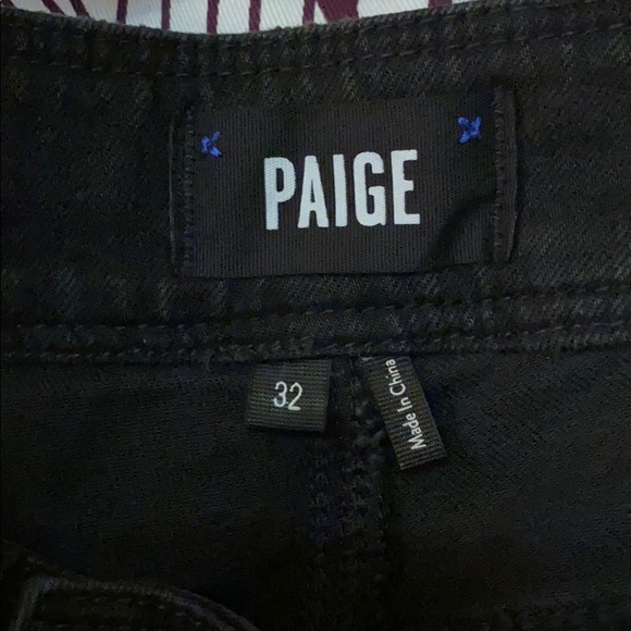 NWT Paige skinny ankle pants. Black size 32 - Picture 3 of 9